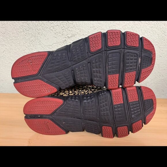 RARE🚀Nike Free Trainer 7.0 NRG Gold Cheetah Print Olympic 599087-006 Size 10 - Picture 7 of 8